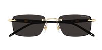 Sunglasses Montblanc Man MB0344S001-GOLD-BLACK-GREY54 - MB0344S001-GOLD-BLACK-GREY54